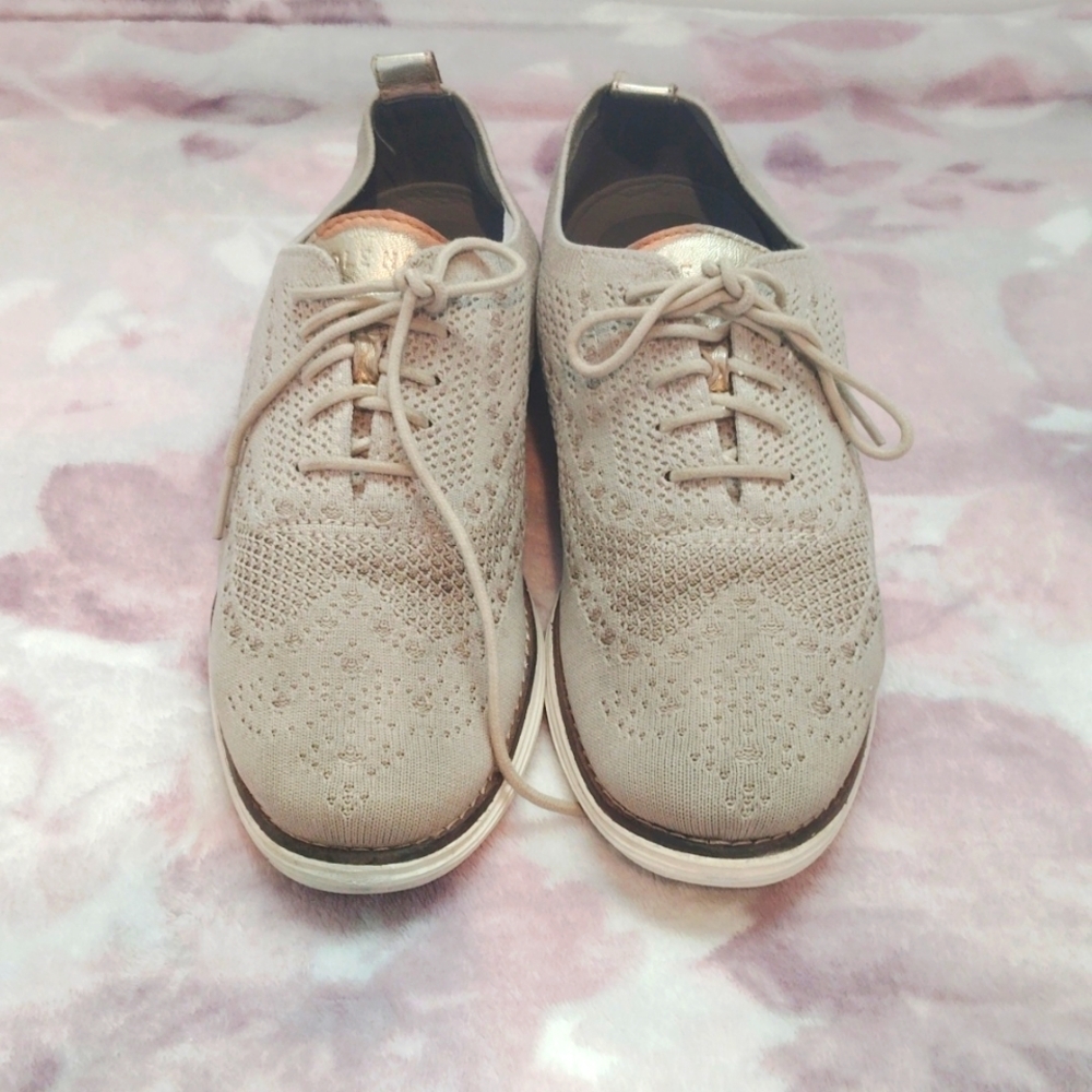 Cole Haan Knit Oxford Shoes - Picture 3 of 7